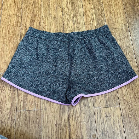 Under Armour Women's Charcoal and Lavender Athletic Shorts - Picture 2 of 4